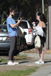 Alexandra Daddario in Casual Outfit - Los Angeles 12/01/2021