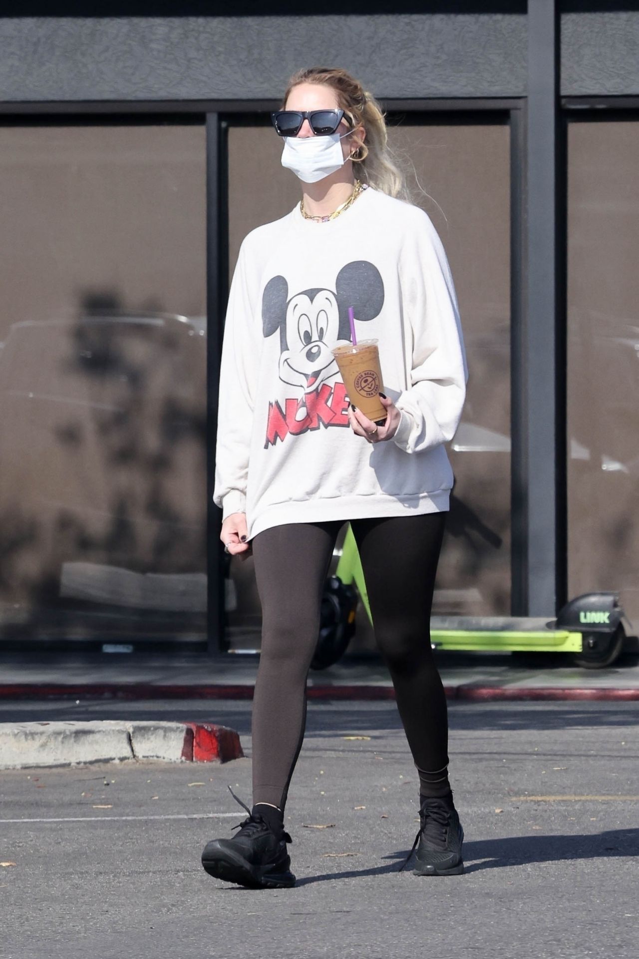 Ashley Benson at Coffee Bean in Los Feliz 12/08/2021 • CelebMafia