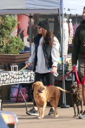 Becca Kufrin at a Local Dog Park in San Diego 12/05/2021