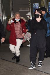 Billie Eilish in Travel Outfit - JFK Airport in NYC 12/04/2021