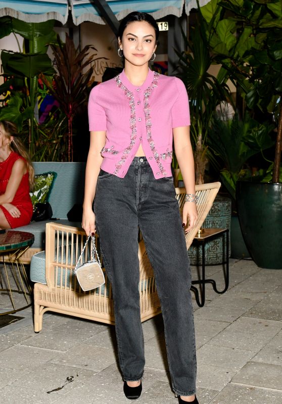 Camila Mendes - Chanel Cocktail Party in Miami 12/02/2021
