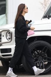 Cara Santana in Cozy Sweats and New Balance Sneakers - West Hollywood 12/13/2021