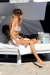 Charlotte Mckinney in a Bikini on the Beach in Miami 12/05/2021