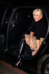 Denise Van Outen Night Out Style - Proud Embankment in London 12/17/2021