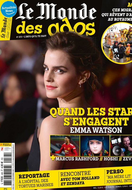 Emma Watson - Le Monde des Ados 12/15/2021 Issue