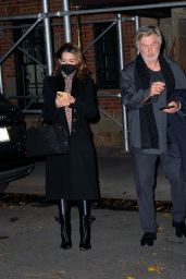 Hilaria Baldwin - Leaving Her Apartment in NY 12/16/2021