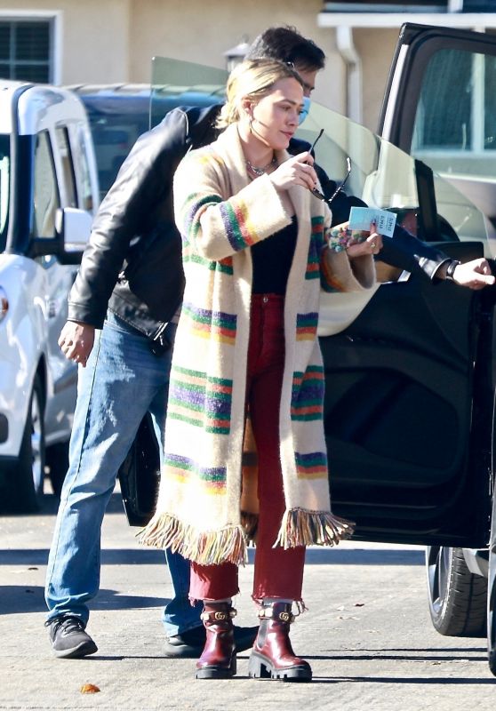 Hilary Duff - Out in Studio City 12/11/2021