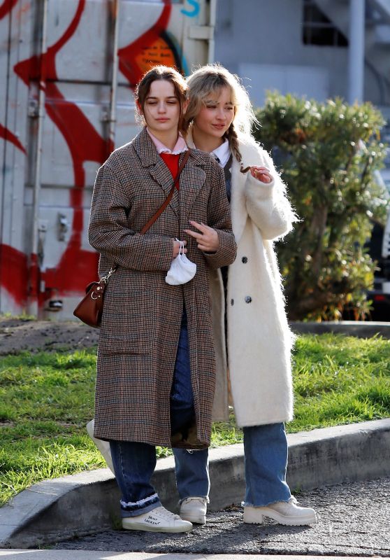 Joey King and Sabrina Carpenter - Out in Los Angeles 12/28/2021