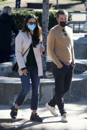 Jordana Brewster and Mason Morfit - Out in Los Angeles 12/27/2021