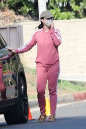 Katy Perry in Pink Adidas Set - Beverly Hills 12/08/2021