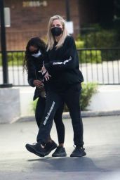 Khloe Kardashian and Malika Haqq - Out in Los Angeles 12/13/2021