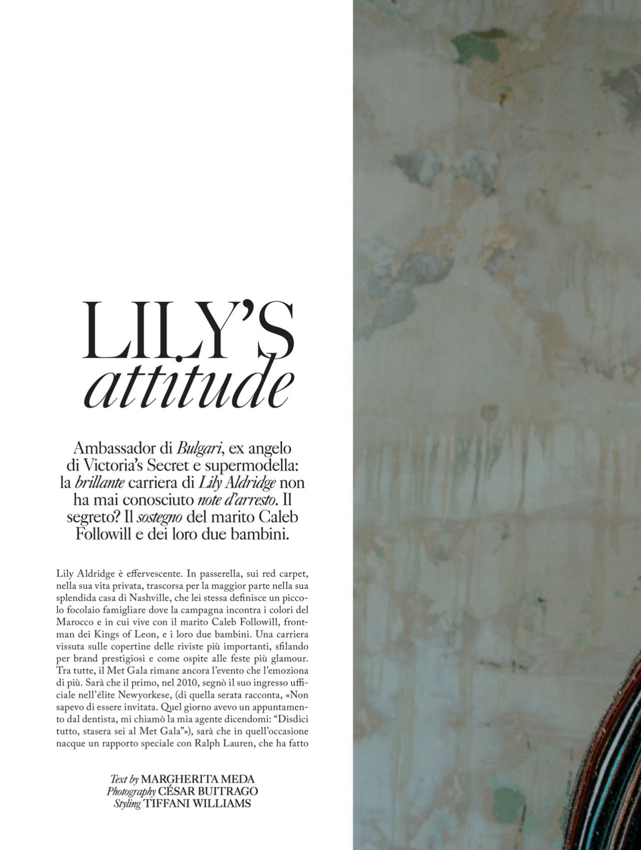 Lily Aldridge - L'Officiel Magazine Italy Winter 2021 • CelebMafia
