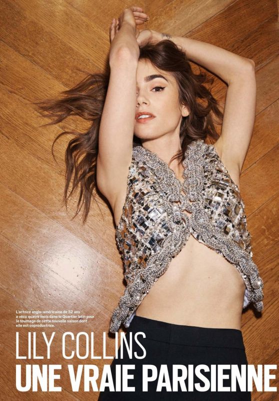 Lily Collins - Paris Match 12/16/2021 Issue