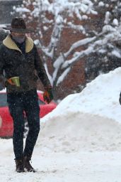 Liza Powel on a Snowy Day in Aspen 12/29/2021