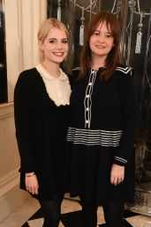 Lucy Boynton – Leith Clark x Madeleine Thompson Cashmere Collection Launch in London 12/02/2021