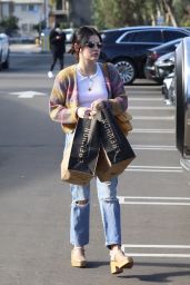 Lucy Hale - Shopping at Erewhon Market in Studio City 12/20/2021