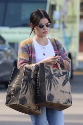 Lucy Hale - Shopping at Erewhon Market in Studio City 12/20/2021