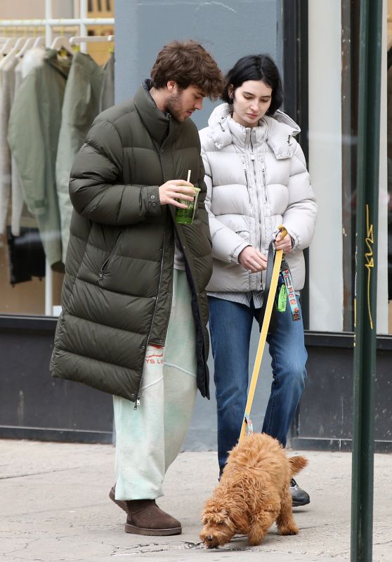 Meadow Walker and Louis Thornton-Allan - Out in Soho in New York 12/28/2021