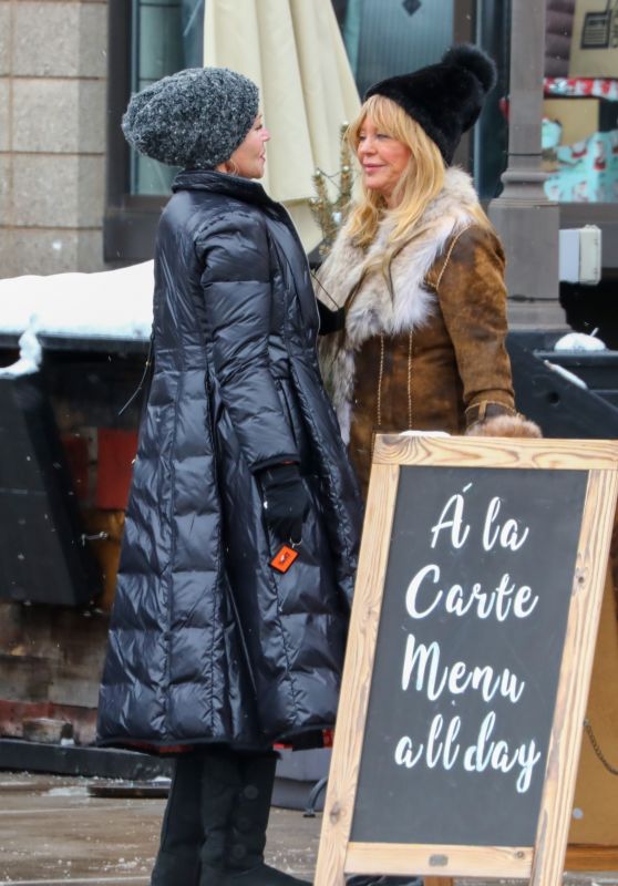 Melanie Griffith and Goldie Hawn - Out in Aspen 12/27/2021