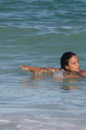 Michelle Rodriguez in a Bikini in Tulum 12/25/2021