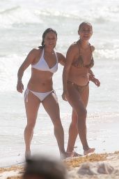 Michelle Rodriguez in a White Bikini - Tulum 12/18/2021