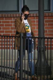 Mila Kunis in a Blazer and Jeans - Beverly Hills 12/01/2021