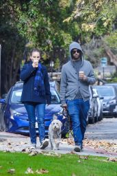 Natalie Portman and Benjamin Millepied - Out in Los Feliz 12/10/2021