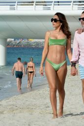 Nigora Whitehorn in a Green Bikini - Dubai 12/25/2021