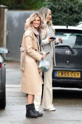 Olivia Attwood and Sarah Jayne Dunn - New ITV Show Filming in Manchester 12/03/2021