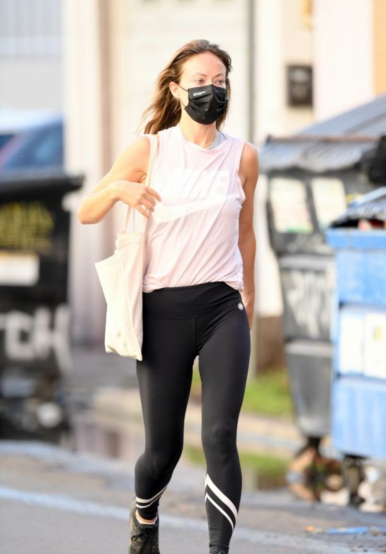 Olivia Wilde - Heading to a Gym in LA 12/10/2021