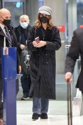 Penelope Cruz Arriving at JFK Airport in New York 12/15/2021