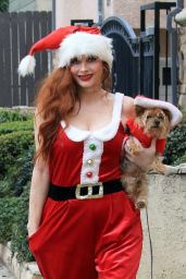 Phoebe Price Dressed as Miss Clause 12/15/2021