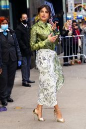 Priyanka Chopra - Outside GMA in New York City 12/16/2021