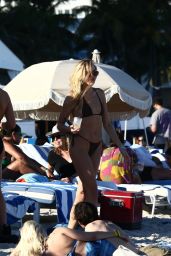 Rachel Gilbert on the Beach in Miami Beach 12/03/2021
