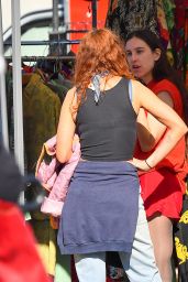 Rumer Willis and Scout Willis at a Flea Market in Pasadena 12/12/2021
