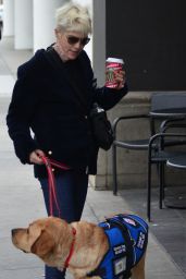 Selma Blair With Her New Service Dog Scout - Beverly Hills 12/22/2021