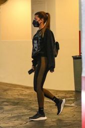 Sofia Richie Wears a Lionel Richie Sweater - Shopping in Beverly Hills 12/20/2021