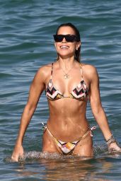Sylvie Meis in a Bikini - Beach in Miami 11/28/2021