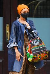 Thandiwe Newton Street Style - New York 11/30/2021