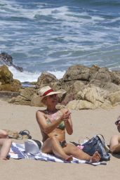 Valeria Mazza in a Bikini on the Beach in Punta del Este in Uruguay 12/27/2021