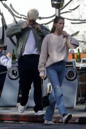 Abby Champion and Patrick Schwarzenegger - Out in Los Angeles 01/02/2022
