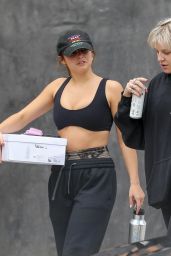 Addison Rae at the Dogpound Gym in West Hollywood 01/17/2022