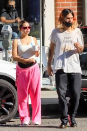 Addison Rae With Boyfriend Omer Fedi in Beverly Hills 01/25/2022