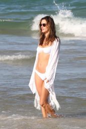 Alessandra Ambrosio at the Beach in Florianopolis 01/01/2022