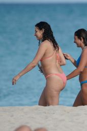 Alyssa Lyssa and Karina Albertovna at the Beach in Miami Beach 01/29/2022