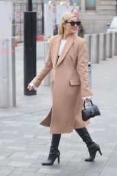 Ashley Roberts in a Short Pleated Dress - London 01/26/2022