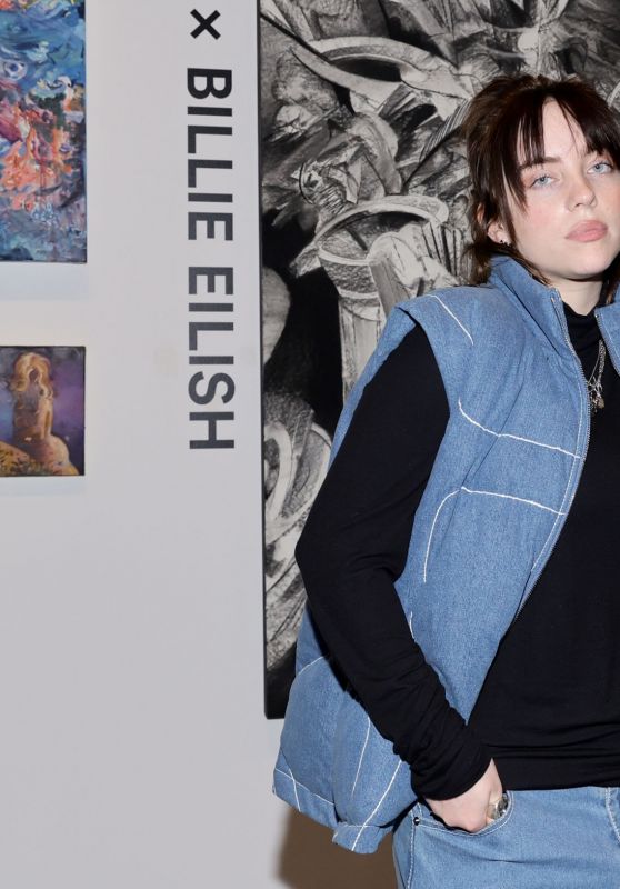 Billie Eilish – “Artists Inspired by Music: Interscope Reimagined” Art Exhibit in LA 01/26/2022