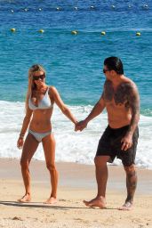 Christina Anstead at the Beach in Cabo San Lucas 01/15/2022