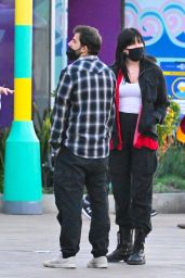 Daisy Lowe at Universal Studios in LA 01/28/2022