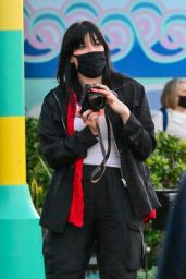 Daisy Lowe at Universal Studios in LA 01/28/2022